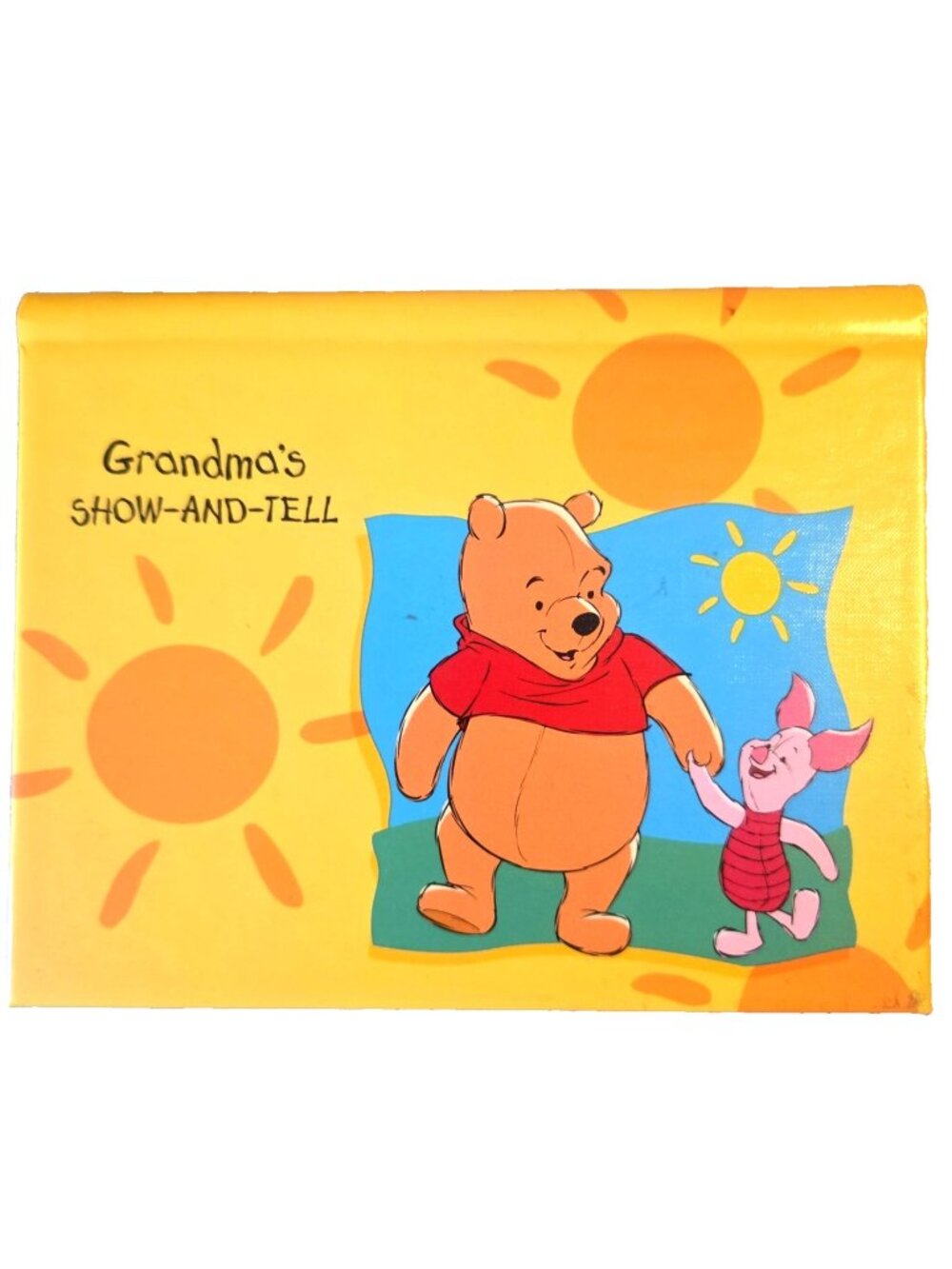 Hallmark Winnie The Pooh Grandma's Show and Tell Snapshot Photo Album Brag Book